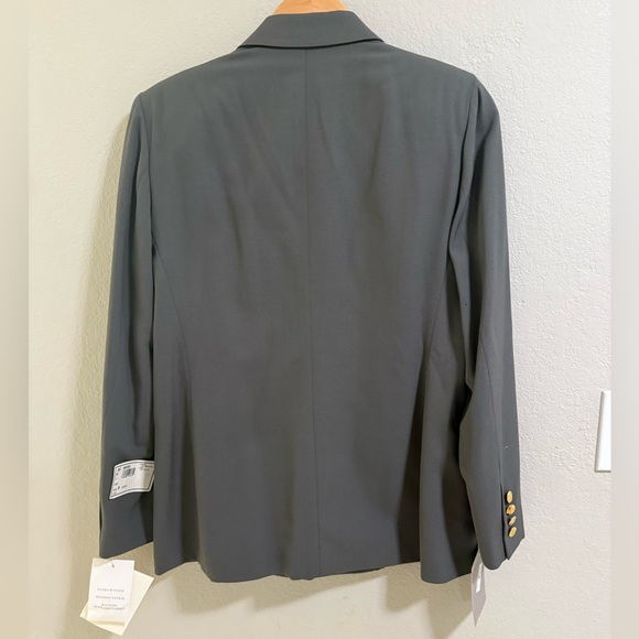 Austin Reed Gray Wool Blend Blazer & Trouser Suit Set Size 8P NWT - Picture 10 of 16